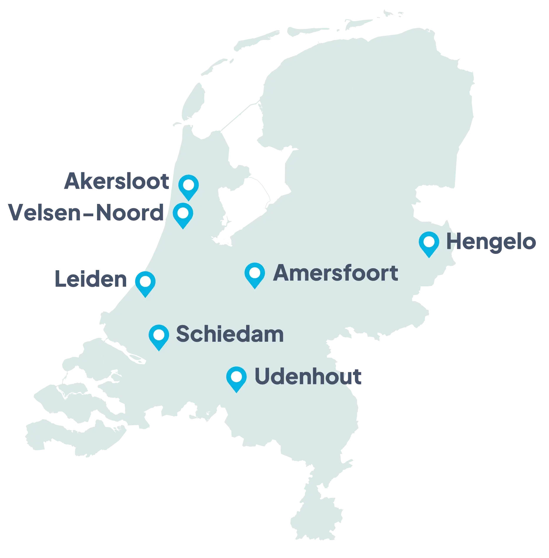 Map of the Netherlands